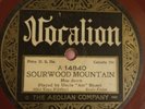 PREWAR CNTRY 78 Uncle Am Stuart 1927 VOCALION 14840 SOURWOOD MOUNTAIN RED SHELAC