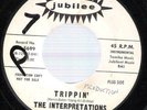INTERPRETATIONS JUBILEE 5699 TRIPPIN  VG ++ PROMO  45 RPM   SOUL  FUNK  R & B