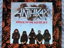 anthrax attack of the killer b's Original 1991 LP Slayer Megadeth Thrash Metal