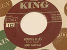 45rpm MOON MULLICAN 1951 RED VINYL 45 SINGLE EP KING MEMPHIS BLUES PIANO COUNTRY