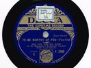 AL BOWLLY ROY FOX & HIS BAND 78 - TO BE WORTHY OF YOU - JIG TIME - EX+ CONDITION