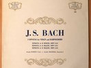 JACQUES DUMONT  Bach 3 Sonatas for Violin  BRAENDLE   MHS 104  RARE  EXCELLENT
