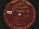 Enrico Caruso, Emilio de Gogorza – 78 rpm Victor 89083: A la luza de la luna; V+