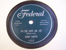 KENNY MARTIN 78rpm R&B on FEDERAL 12310 
