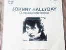 JOHNNY HALLYDAY La Generation Perdue LP DJ PROMO Peruvian RARE