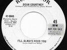 Dean Courtney - I,ll Always Need You - RCA - WD - N /SOUL / MOD