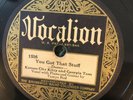 Vocalion 1508 Kansas City Kitty & Georgia Tom YOU GOT. 78 rpm 1928 E w sleeve