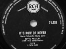 ELVIS PRESLEY - IT'S NOW OR NEVER / A MESS OF BLUES - 78 RPM - SOUTH AFRICA- EXC