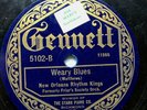 JAZZ: NEW ORLEANS RHYTHM KINGS - ‘WEARY BLUES’ GENNETT 5102 - JOE MARES' COPY