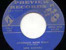 Rare Pop Song Poem 45 - Gene Marshall - Astronauts Moon Flight - Preview # 1936