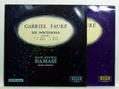JEAN-MICHEL DAMASE - FAURE nocturnes DECCA rare french only 2xLPs EX++