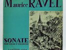 ANDRE LEVY, JEANNE GAUTIER - RAVEL violin & cello LE CHANT DU MONDE 8