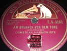 40s HMV E.G. 3282 ed1 Comedian Harmonists: Am Brunne, Morgen Muss Ich Fort.