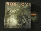 Bon Jovi Signed -  Slippery when wet LP Vinyl 1986.Hard Rock. Bon Jovi Signed