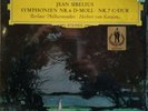 DGG SLPM 139 032 *GERMAN TULIPS* SIBELIUS SYMPHONIES 6 & 7 KARAJAN *SHRINK NM/NM