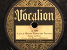 Emry Arthur 78 I Am A Man Of Constant Sorrow / Down In Tennesee Valley VOCALION