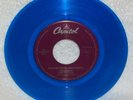 BEATLES While My Guitar Gently Weeps Capitol CEMA Blue Vinyl 45 RPM
