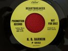 H.B. BARNUM 45 Hertbreaker/Searchin' for my Soul Capitol funk RARE PROMO NM
