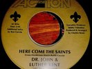1987 Here Comes The New Orleans Saints 45 Record Dr John Rare Who Dat Music