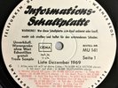 Teldec Informationsplatte White Promo Elvis Engelbert Dean Martin MU 141