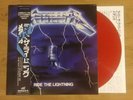 Metallica   Ride the Lightning   Red Vinyl with OBI & Insert   RARE