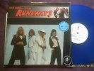 THE RUNAWAYS-AND NOW THE RUNAWAYS BLUE VINYL LP JOAN JETT,LITA FORD