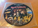 IRON MAIDEN - RUN TO THE HILLS / TOTAL ECLIPSE PICTURE DISC - UN PLAYED.