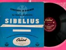 SIBELIUS CONCERTO - CAMILLA WICKS / STOCKHOLME RSO / EHRLING - 1957 MONO LP