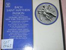 BACH LEONARD BERNSTEIN: ST. MATTHEW PASSION NY Philharmonic Near Mint