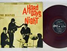 BEATLES A HARD DAY'S NIGHT ODEON OP-7123 Japan RED VINYL FLIPBACK COVER VINYL LP
