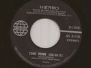 El Salvador Soul Funk 45 HIERRO Come Down (Calmate) DICESA Hear mp3