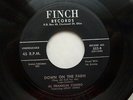 AL FRANKLIN 45 'DOWN ON THE FARM' USA FINCH RARE 1957 OHIO R&B JUMPIN' JIVER V++