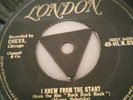 Moonglows - 1957 UK Gold London Tri-Centre - I Knew From The Start - Doo Wop