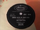 THE PLATTERS : SMOKE GETS IN YOUR EYES / NO MATTER WHAT YOU ARE. UK.78rpm (1958)