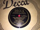 BING CROSBY : THE CHRISTMAS SONG / O FIR TREE DARK.  US.78.rpm (1947)
