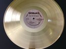 Metallica - Ride The Lightning GOLD VINYL RECORD FOR DECOR AND MAKING FRAMES