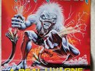 IRON MAIDEN A Real LIVE One 1993 UK vinyl Album gatefold  LP exc