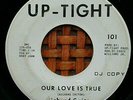 Hear Richard Caiton Promo 45 RPM  on Up-tight 1966 Our Love is True (Soul) VG-