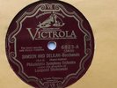 Leopold Stokowski – 78rpm Single 12-inch Victrola Records VE #6823 Samson And...