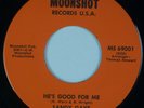 SANDY GAYE: He’s Good for Me / Talk is Cheap MOONSHOT Northern Soul 45 NM- HEAR
