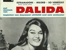 DALIDA TRES RARE FRENCH EP EN ALLEMAND - DAS MÄDCHEN VON PIRÄUS - ESTRADAMORE-MI