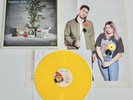 TIGERS JAW Spin YELLOW VINYL LP (TOUR PRESS) front bottoms.title fight.paramore