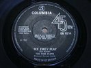PINK FLOYD   See Emily Play   NR MINT   1967 UK COLUMBIA DB 8214   Psych Beat Da