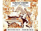 GUY & Monique FALLOT FAURE SONATES VIOLONCELLE PIANO DUCRETET 10