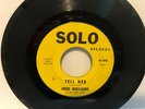 FRED WILLIAMS AND THE JEWEL BAND, TELL HER, SOLO 1969, RARE NORTHERN SOUL 45