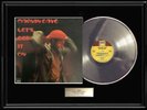 MARVIN GAYE LET'S GET IT ON FRAMED LP WHITE GOLD PLATINUM TONE VINYL RECORD