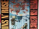 Guns n Roses - Appetite For Destruction - Blue Vinyl Re-Issue, good condition.