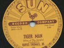 MEGA-RARE SUN ORIGINAL 78 = RUFUS THOMAS Tiger Man SUN 188