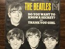 VINTAGE-BEATLES DO YOU WANT TO KNOW A SECRET-PICTURE SLEEVE & RECORD VEE JAY 587