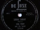 Rare R&B 78 KING PERRY Sarah, Sarah / Going To California Blues DELUXE 3216 EE+